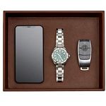 Gallaway Leather Valet Vanity Tray - Edc Tray, Nightstand Organizer For Men,Organizer For Coffee Table, Desk Or Dresser Top, Perfect Storage For Phone, Glasses, Wallet, Keys, Coins