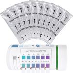 Ainkter Water Hardness Test Kits - Hard Water Test Kits for Drinking Water Well Hot Tub Spa Swimming Pool Dishwasher Water Softener - Quick & Accurate Water Hardness Test Strips for Calcium, Magnesium