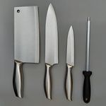 Knife Set With Sharpeners