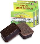 Marie Originals Poison Ivy Soap Bar – 100% All Natural Triple Acting Formula – Anti Itch Treatment for Poison Ivy, Poison Oak and Sumac – Removes Oils, Soothes and Relives Rashes - 2.9oz (Pack of 2)