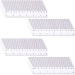 AIEX 40pcs 6inch Inch Ruler, Small 