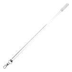 TOPBATHY Acrylic Curtain Pull Wand, Clear Invisible Curtain Pull Rod 50cm Universal Drapery Pull Rod Metal Snap Curtain Push Hardware for Opening-closing Versatile Curtain Wand