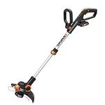 WORX WG163E 18V (20V MAX) Cordless Grass Trimmer with Command Feed and 2 Batteries Strimmer Line Strimmers Edge Cutter