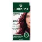 Herbatint Natural Permanent Herbal Hair Colour Gel FF1 Henna Red | Organic Herbal Ingredients | Dermatologically Tested | Ammonia-Free, Resorcinol-Free, Parabens-Free, Vegan |135mL