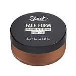 Sleek MakeUP Face Form Baking & Setting Powder, Loose Setting Powder to Lock in Your MakeUP, Lightweight Formula, Deep 14g