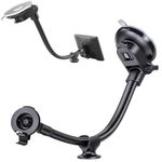 GPS Vehicle Mount for Garmin Nuvi Series,Automobile Windshield Dashboard Suction Cup GPS Holder Cradle for Garmin Nuvi Drive OTR 500 610 51 52 54 55 56 57 58 60 61 62 65 66 67 68 LM/LMT GPS (1)