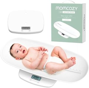 Momcozy Baby Scale, Multi-Function Scale for Toddler, Children, Pet, Adult, Removable Scales for Body Weight & Height Measurement, Perspectives Switch,5 Units,Digital LED Screen,Auto-Off, Up to 330lb