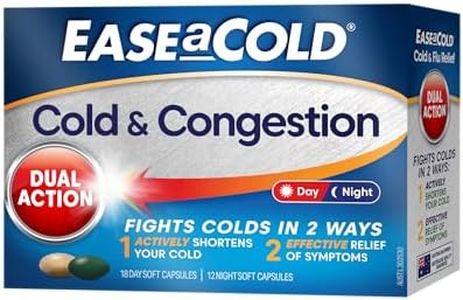 Ease A Cold Could & Congestion Day & Night 30 Capsules, 30 count, Pack of 30