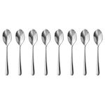Robert Welch Kingham Bright Cutlery Coffee/Espresso Spoon, Set of 8. Suitable for Espresso, Small Coffee. Made from Stainless Steel. Dishwasher Safe.