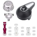 Steam Release Handle,Float Valve Replacement Parts with Anti-Block Shield For Instant Pot IP-LUX Mini,IP-LUX50,IP-LUX60 and IP-LUX80 (LUX)