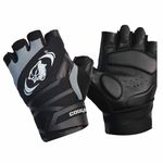 COUGAR Titan Foam Padded Leather Gym Gloves, Suitable for Weight Lifting, Cycling, Exercise, Fitness, Gym Training and General Workouts for Men/Women (Medium Large)