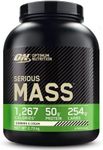 Optimum Nutrition Serious Mass Protein Powder High Calorie Mass Gainer with Vitamins, Creatine and Glutamine, Cookies and Cream, 8 Servings, 2.73 kg, Packaging May Vary