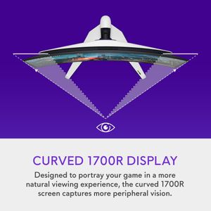 Alienware 32" 4K Gaming Monitor – AW3225QF Curved Display