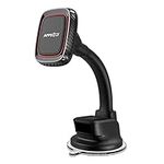 APPS2Car Magnetic Phone Holder Car Dashboard Windshield Car Phone Holder Mount with Flexible Arm & Built-in Strong Magnets, Suction Cup Phone Holder for Car Compatible with All Smartphones