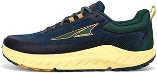 ALTRA Men's AL0A7R6N Outroad Trail Running Shoe, Blue/Yellow, 11.5