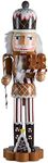 Ornativity Christmas Candyland Gingerbread Nutcracker – Wooden Nutcracker Candy Man with Candy Cane and Gingerbread Cookies in Hand Xmas Themed Holiday Nut Cracker Doll Figure Decorations