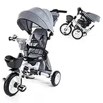 JMMD Baby Tricycle, 7-in-1 Folding 