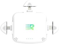Rush Charge Universe 3 in 1 Portable Charger –3300mah, 2.4A High-Speed Fast Charging Compatible with iPhone and Android Lightning, Type C, Micro-USB Charges 3 Devices at a Time Pre-Charged RC33 White