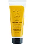 Arata Natural Hydrating Anti-Ageing Face Serum-Cream with evening primrose, rosehip & lavender essential oils for Skin Elasticity for Women & Men || All Natural, Vegan & Cruelty Free (100 ml)