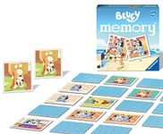 Ravensburger Bluey Mini Memory Matching Picture Snap Pairs Game For Kids Age 3 Years and Up