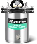 Mxmoonfree 12L Lab Autoclave, Portable Steam Autoclave for Lab Equipment, Culture Medium, Glassware, Jar Canning 110v