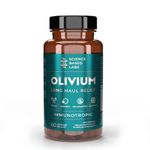 Olivium - Long Haul Relief | Immune Support Supplement for Brain Fog, Focus, Energy Boost with Vitamin D, Vitamin B Complex, Olive Leaf Extract - 60 Capsules