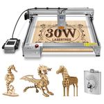 LASER TREE K1 Pro Kit Laser Engraving Machine,30W Output Power Laser Engraver for Wood Leather Acrylic Metal,Laser Cutting Machine is Equipped with Air Assist,Support Offline One-Click Engraving