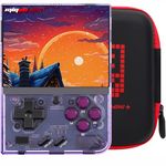 Miyoo Miyoo Mini Plus Retro Gaming Console with Portable Case, Handheld Game Console with 3000mAh Battery 3.5'' IPS Screen, Compatible with a Large Variety of Classic Games. Support WiFi & RTC
