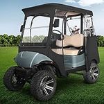 10L0L Golf Cart Enclosure for 2 Passenger Yamaha Drive G29 Drive Electric & Gas, Rainproof Windproof Oxford Cloth 4-Sided Full Protection Durable Golf Cart Rain Cover