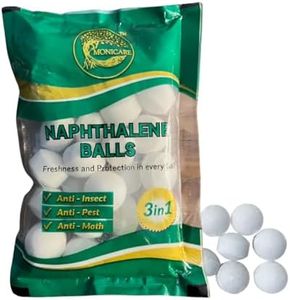 Monicare Naphthalene Balls White Kapoor Goli Stain-Free Insect Repellant Mothballs Sanitary Cubes for Commercial Use Cloth Wardrobe, Almirah, Bookshelves, & Drawers (100gm) (Pack of 1)