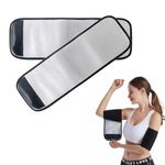 CTENYXUR 2 Pcs Sauna Arm Sweat Bands Adjustable Arm Trainer Sleeves Arm Trimmers for Women for Sports Workout Men and Women