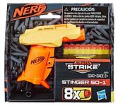 Nerf Alpha Strike Set Stinger Sd-1 Toy Blaster with Targeting Set-11-Piece Nerf Alpha Strike Set Includes Toy Blaster, 2 Half-Targets, 8 Official Nerf Elite Darts for Kids, Teens, Adults,Multicolor