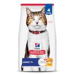 Hill's Science Diet Adult 7+ Active Longevity Dry Cat Food 4-Pound Bag