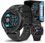 CARBINOX X-Ranger Smart Watch (Answer/Make Calls), Rugged Fitness Tracker IP69K Waterproof, Compatible with android and IOS, 14 Days of Battery Military Durable, AMOLED Screen