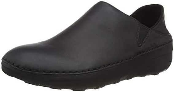 FitFlop superloafer (Leather), Mocasines Mujer, Negro (All Black 090), 38 EU