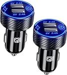【2Pack】 USB Car Charger, Dual USB P