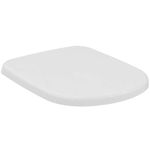 Ideal Standard – Tempo Toilet seat and Cover, Wrapover Design, Round, Soft-Close seat with Quick-Release Function for Easy Cleaning, Scratch-Resistant duroplast, White Glossy