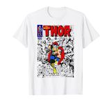 Marvel The Mighty Thor Retro Comic Cover Graphic T-Shirt