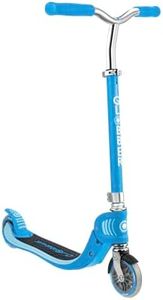 GLOBBER WLGB773101 GLOBBER Flow Kick Scooter, Sky Blue, 2 Wheels, Foldable, Ages 5 to Adult