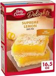 Betty Crocker Delights Supreme Lemon Bars Mix, 16.5 oz.