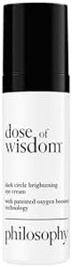 philosophy dose of wisdom dark circle brightening eye cream 15ml