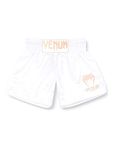 Venum, Classic Muay Thai Shorts, Men's, L, White/Gold