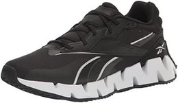 Reebok Womens ZIG DYNAMICA 4 Running Shoe, Core Black/ftwr White/Silver Met., 8 US