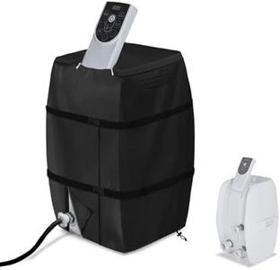 Hadisi Hot Tub Spa Heater Pump Cover,Heavy Duty Waterproof Dustproof Hot Tub Insulated Pump Cover for Multiple Brands (Black,Square,Heavy-Duty)