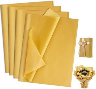 160 Sheets Gold Tissue Paper for Gift Bags 20 X 14 Inches Valentines Tissue Paper Wrapping Tissue Paper Bulk for Crafts Party Graduate Valentine's Day Mother's Day Decorations