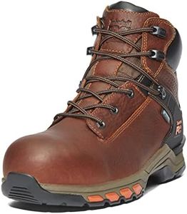 Timberland PRO Men's Hypercharge 6 Inch Composite Safety Toe Waterproof Industrial Work Boot, Reddish Brown, 10.5