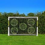 FORZA 6ft x 4ft Portable Soccer Goal | Soccer Net with Strong PVC Frame - Kick Off The Fun! Optional Target Sheet, Soccer Ball & Carry Bag Included (Goal and Target Sheet)