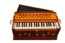 Salablez® Harmonium- Double Fold Bellow Folding Portable Harmonium With High Male High Sound Long Sustain Orignal Indian Music Art Instrument Classical Sound System Hard Key Sound With Free Bag