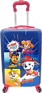 Fast Forward Kids Licensed Hard-Side 20” Spinner Luggage Lightweight Carry-On Suitcase, multicolored, Carry-On 20 Inch, Paw Patrol