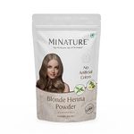 minature Blonde Henna Powder |Henna Based Hair Color | Henna & Cassia Powder | Hair Color | | Natural Blonde Color | No Artificial Preservatives| 227gram (1/2lb)(8Oz)